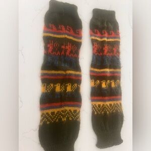 Leg warmer made by hand